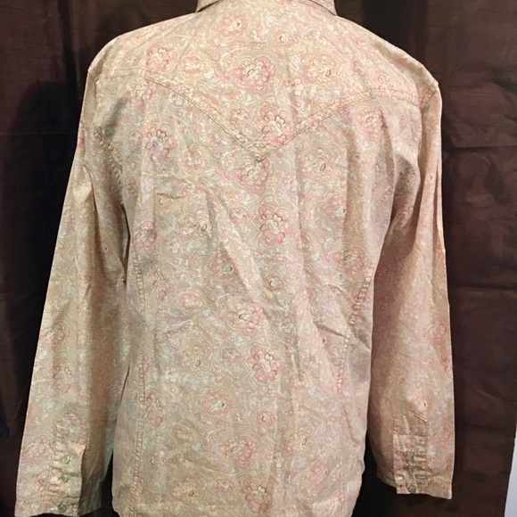 Gap paisley long sleeve button down nwot - Picture 3 of 5